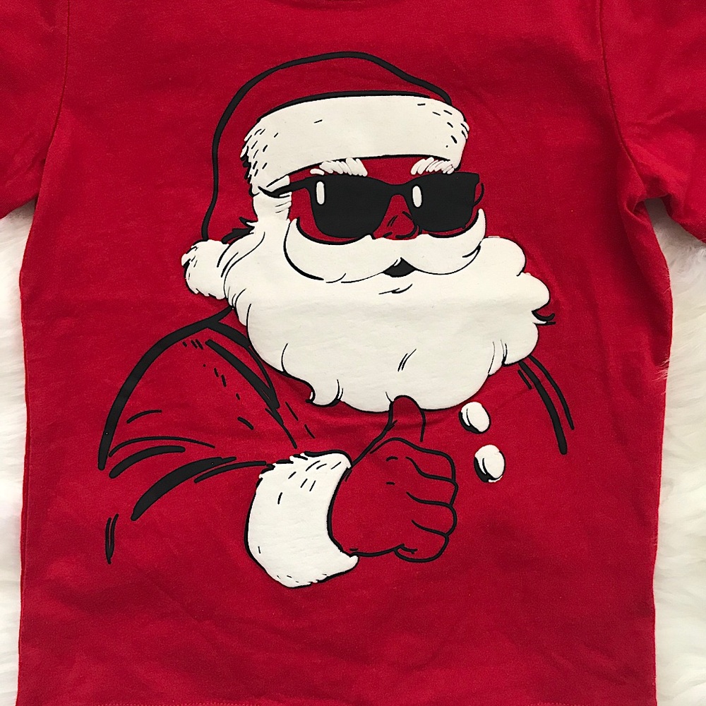 Carter’s Boy’s Red Santa Face Sweater 5T - Picture 4 of 7